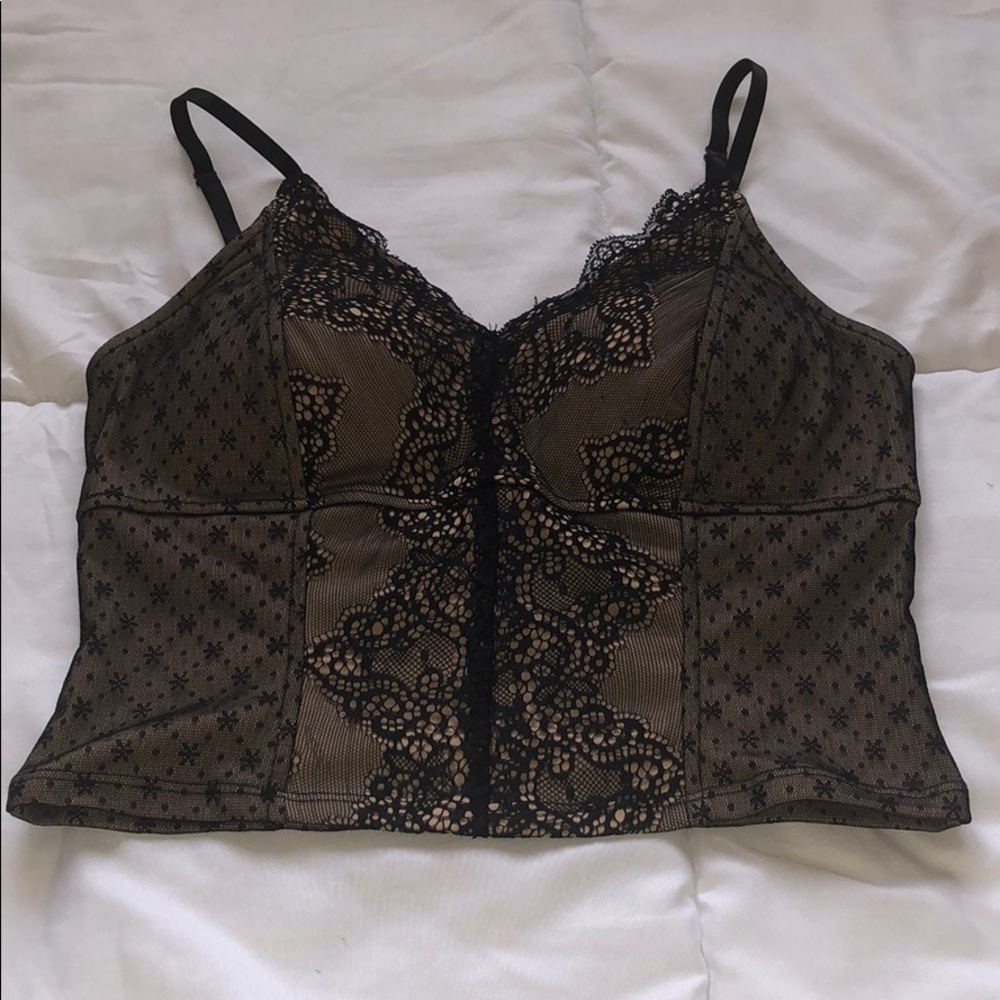 Lace crop top